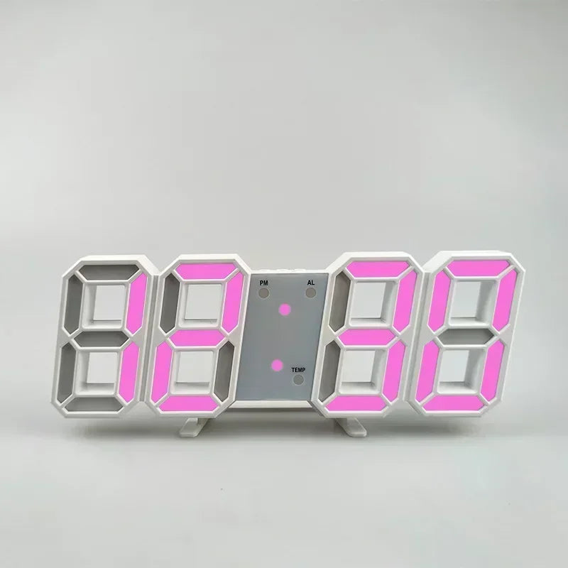 Relógio Digital de Mesa e Parede com Alarme Ajustável